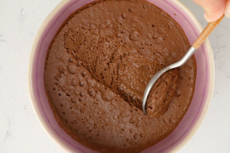 mousse de chocolate com apenas 1 ingrediente